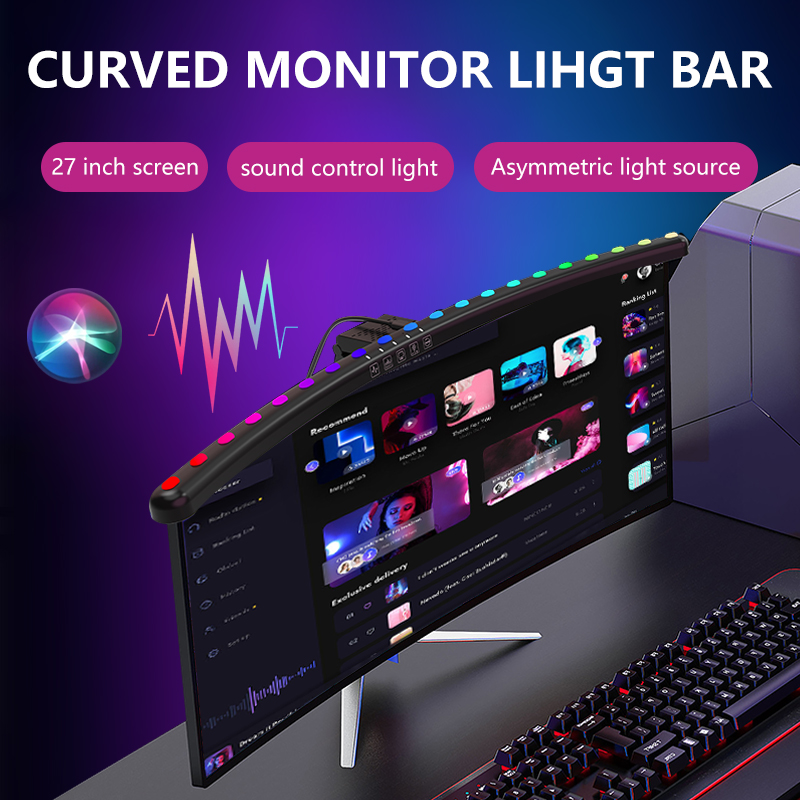 RGB 라이트 바 모니터 스마트 와이파이 룸 데코 LE - Desk Setup Pc 리뷰 및 가격