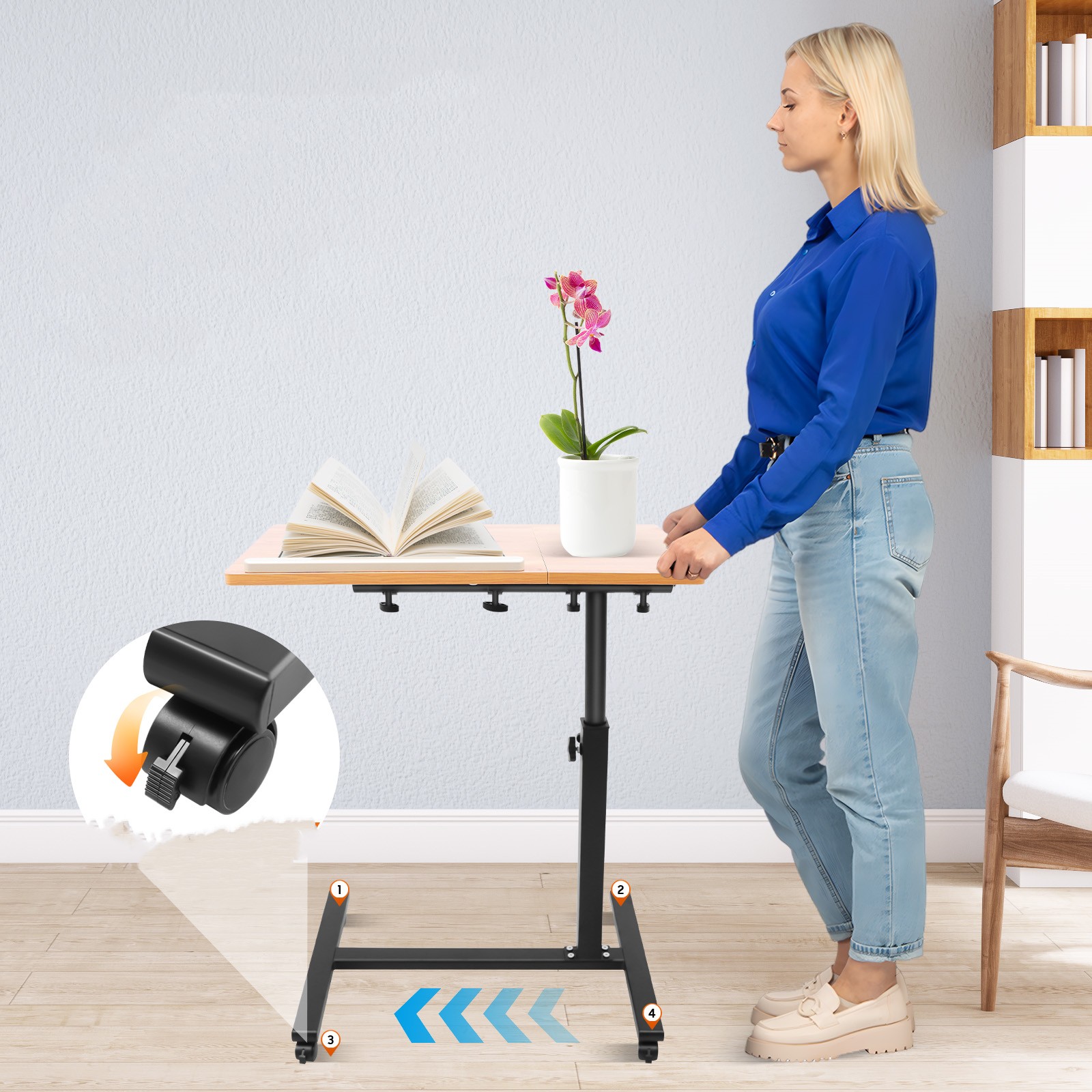 모바일 노트북 테이블 조절 가능 360도 °   회전형 - Desk Setup With Laptop 리뷰 및 가격
