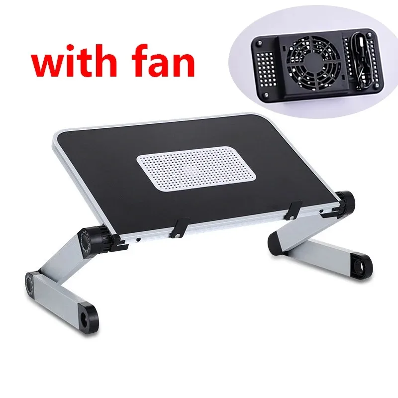 냉각팬이 있는 조절 가능한 노트북 스탠드 높이 각도 조 - Desk Setup Pc 리뷰 및 가격