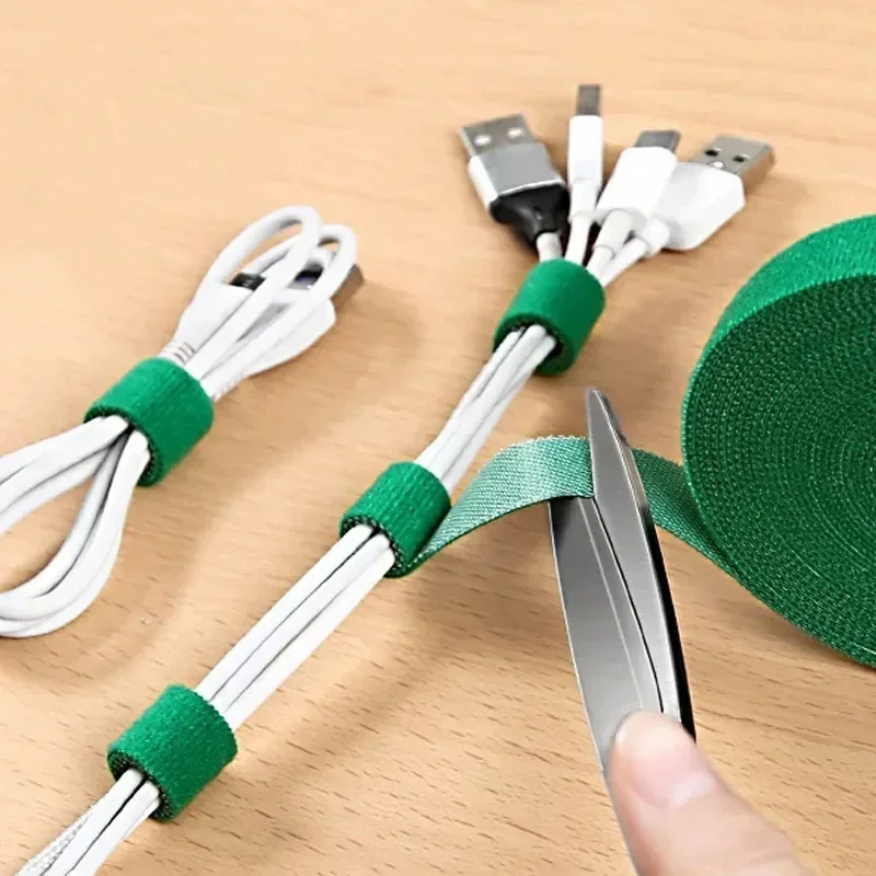 2/5M/롤 12mm 폭 케이블 정리기 USB 케이블  - Cable Velcro Strap 리뷰 및 가격