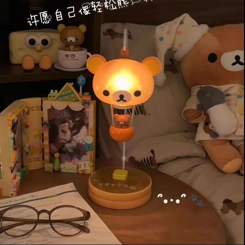 Rilakkuma 귀여운 곰 테이블 램프 데스크탑 수면 - Desk Setup Equipment 리뷰 및 가격