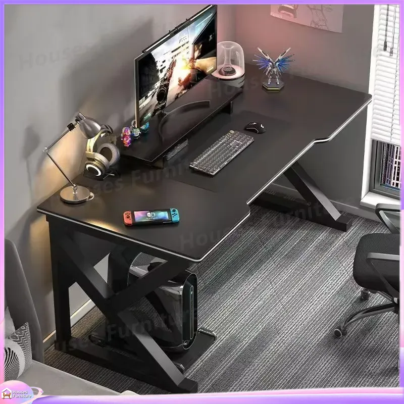 카페 메탈 게이밍 데스크 블랙 MDF 컴퓨터 테이블(P - Desk Setup Pc 리뷰 및 가격