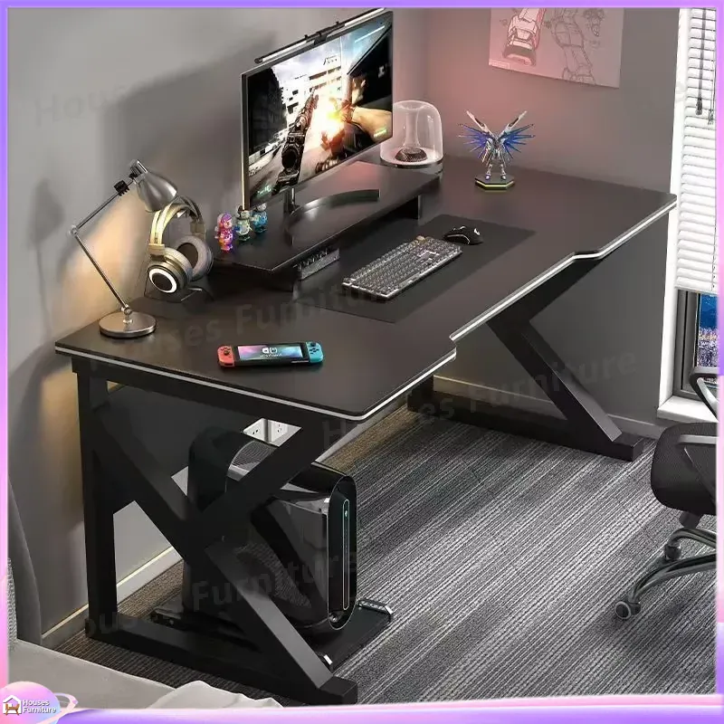 카페 메탈 게이밍 데스크 블랙 MDF 컴퓨터 테이블(P - Desk Setup Pc 리뷰 및 가격