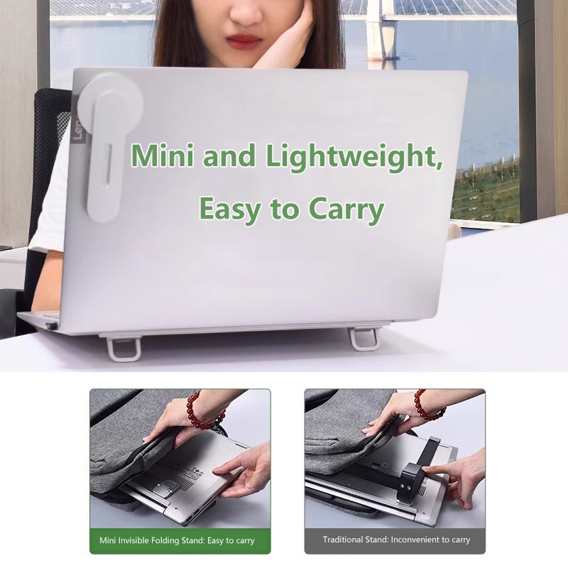 미니 휴대용 노트북 스탠드 홀더, 노트북 지지대, 키보 - Desk Setup With Laptop 리뷰 및 가격