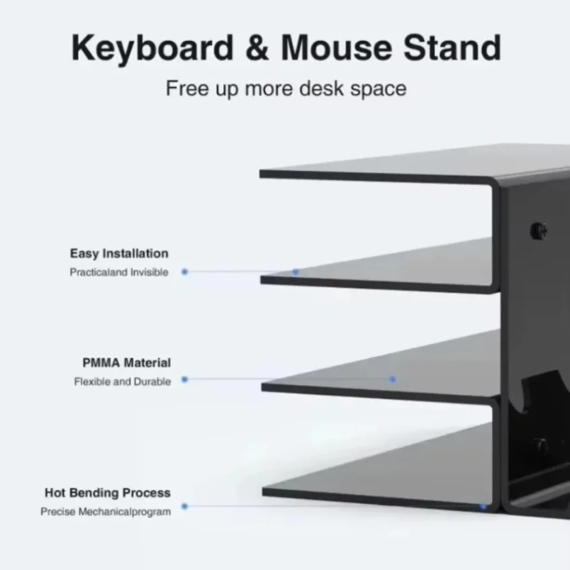 키보드 스탠드 3단 아크릴 보관 랙(마우스 홀더 포함) - Gaming Setup Desk 리뷰 및 가격
