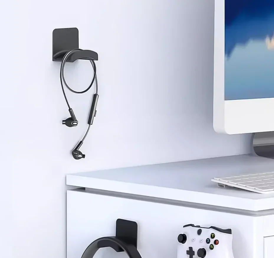 노 펀치 헤드폰 후크 클립 홀더 게이밍 헤드셋 스탠드  - Gaming Setup Desk 리뷰 및 가격