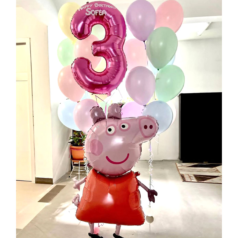 페파피그 페드로 포니 포일 풍선 마일라 어린이 생일 파 - Desk Setup Kids 리뷰 및 가격