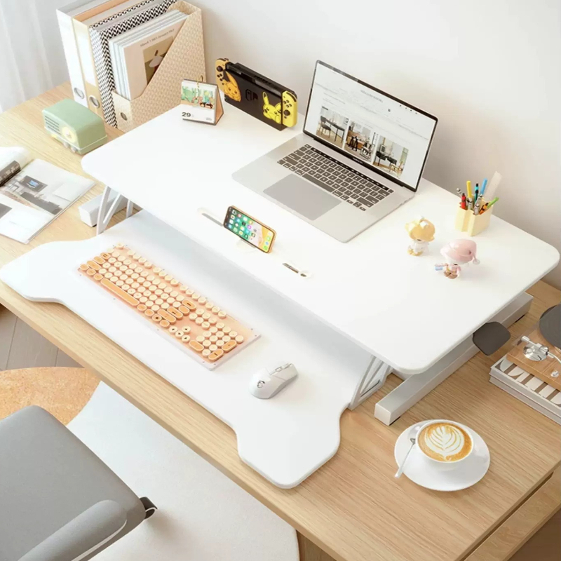 스탠딩 데스크 라이저 높이 조절 가능 이중 표면 워크스 - Desk Setup Pc 리뷰 및 가격