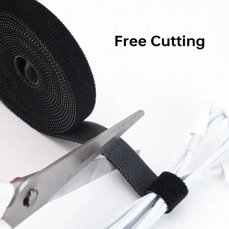 5M/롤 12mm 폭 케이블 정리기 USB 케이블 와인 - Cable Velcro Strap 리뷰 및 가격