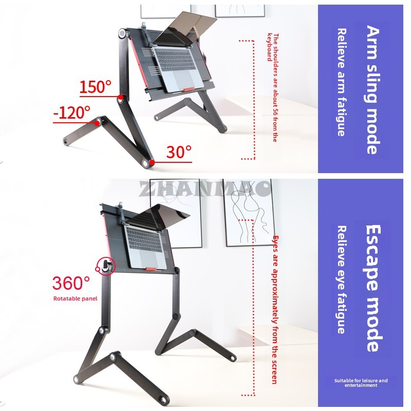 침대 위에 누워 있음, 노트북 책상, 접이식 태블릿 스 - Desk Setup With Laptop 리뷰 및 가격